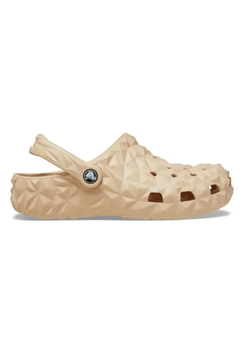 Saboti  Classic Geometric Clog, Bej