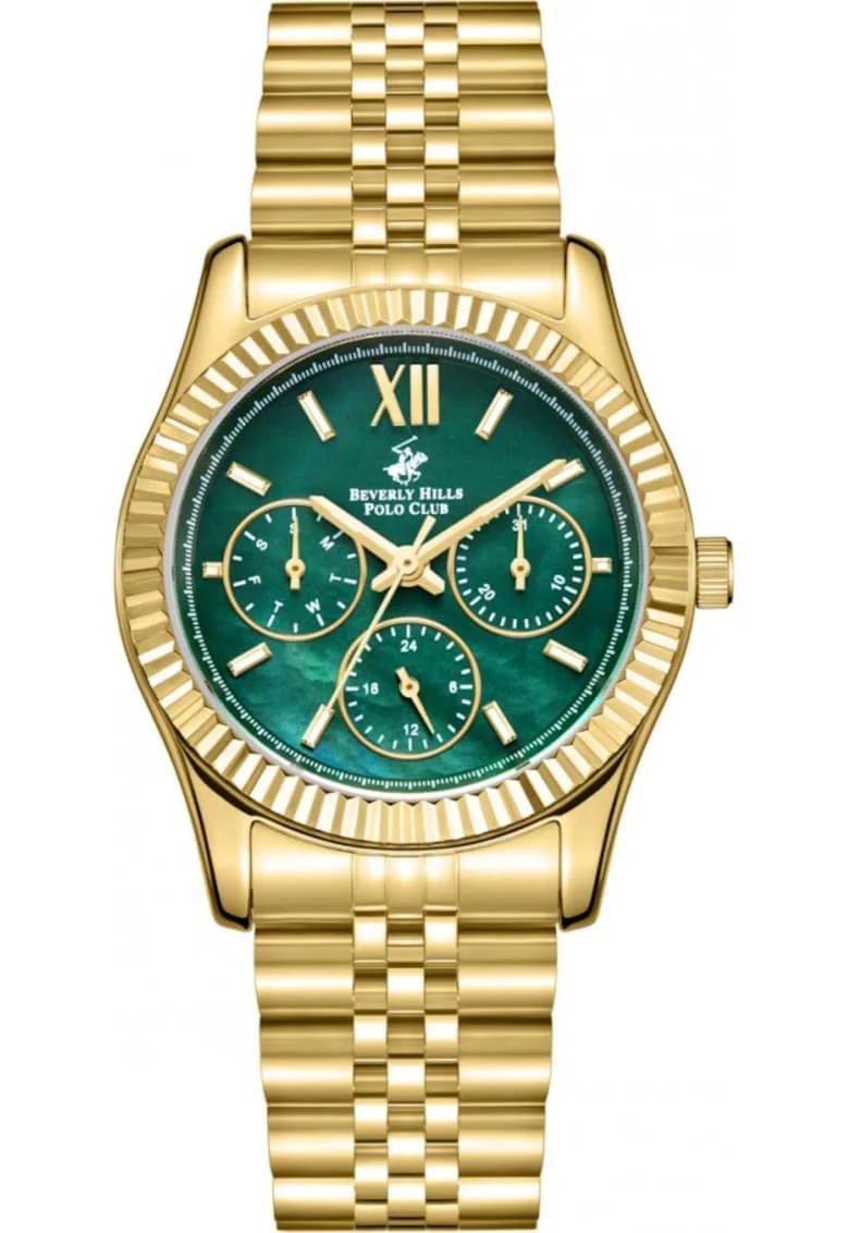 Ceas de dama BEVERLY HILLS BP3169C.170, verde fashion