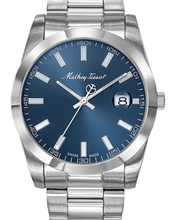 Ceas de barbati MATHEY-TISSOT H450ABU, clasic, in nuante de bleumarin