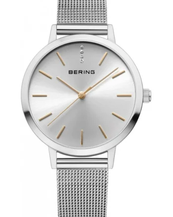 Ceas de dama  13434-001, argintiu, clasic in stil fashion