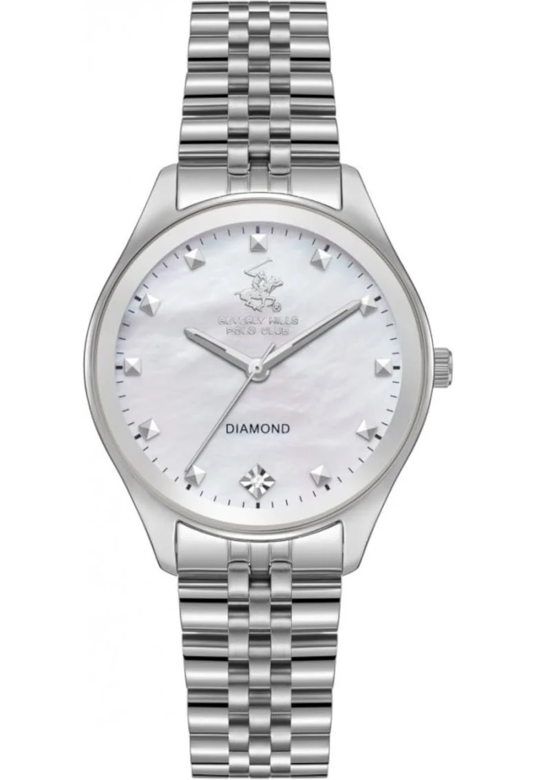 Ceas de dama BEVERLY HILLS BP3657C.320 argintiu fashion cu diamante