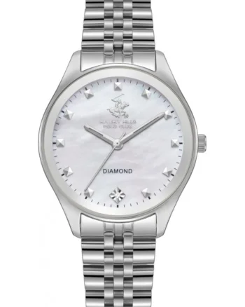 Ceas de dama BEVERLY HILLS BP3657C.320 argintiu fashion cu diamante