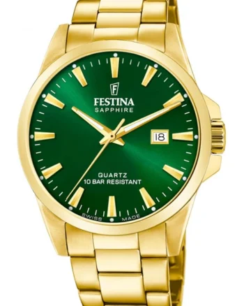 Ceas de mana pentru barbati  20044/5 verde, clasic, potrivit pentru inot