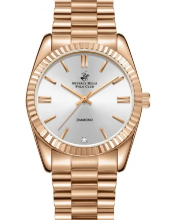 Ceas de dama Beverly Hills BP3172C.431, aur roz fashion