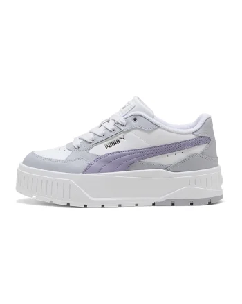 Pantofi sport Karmen II Idol cu talpa flatform, Gri deschis/Alb murdar/Liliac prafuit