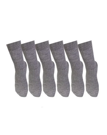 5 perechi de sosete calduroase din lana merino Warm Gri