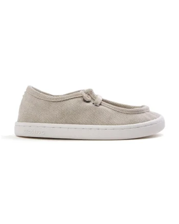 Pantofi boat din material textil Bulh, Bej inchis