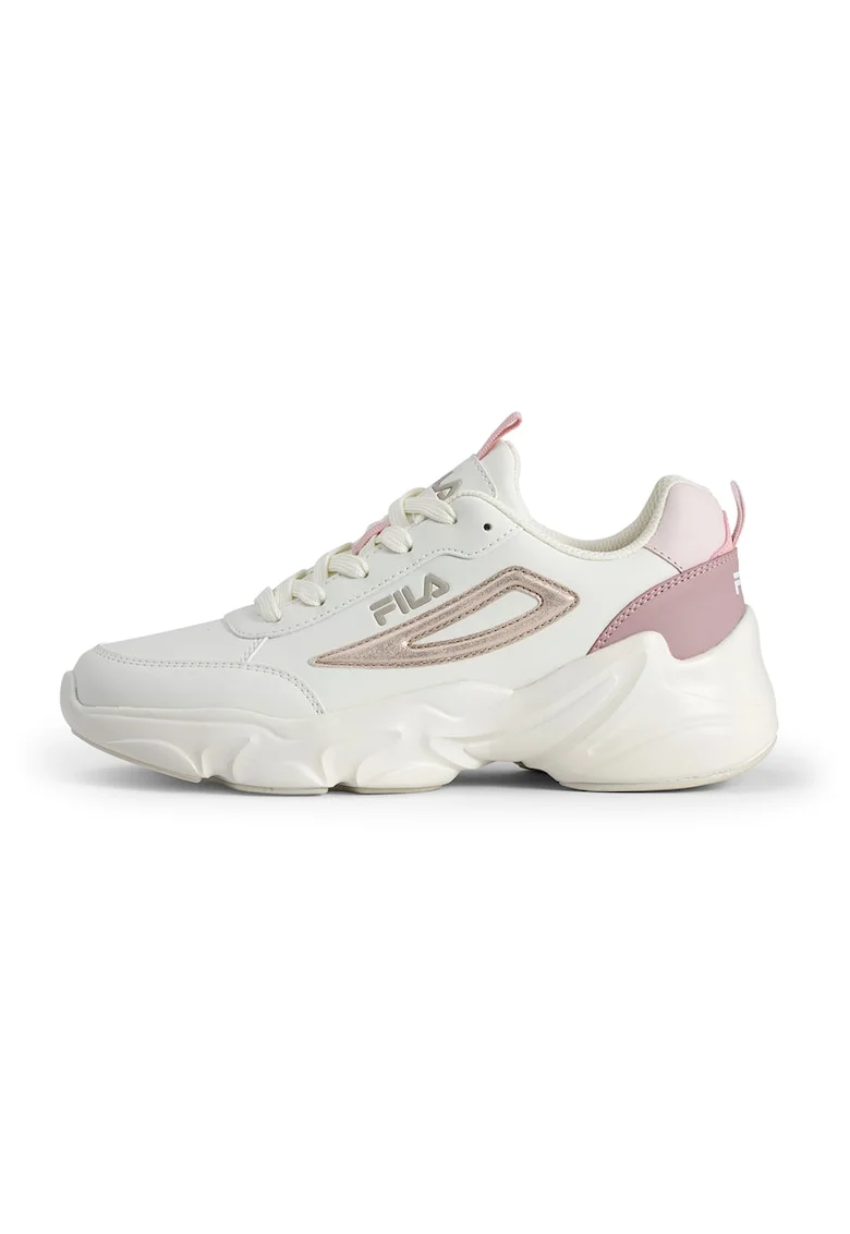 Pantofi sport cu insertii de plasa Felice, Lila pal/Crem