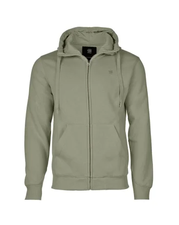 Hanorac cu fermoar si doua buzunare Premium Core, Verde deschis