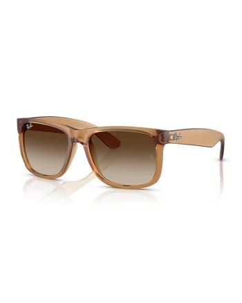 Ochelari de soare wayfarer cu logo discret Justin, Portocaliu persan
