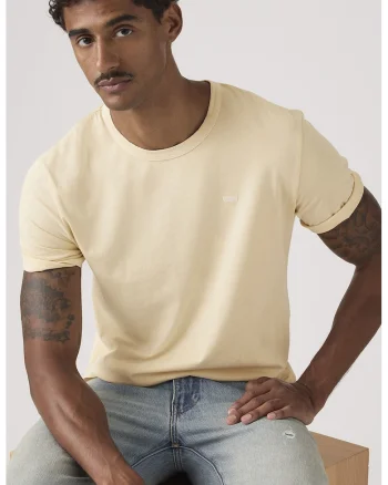 Tricou de bumbac Original Garment Dye, Bej deschis
