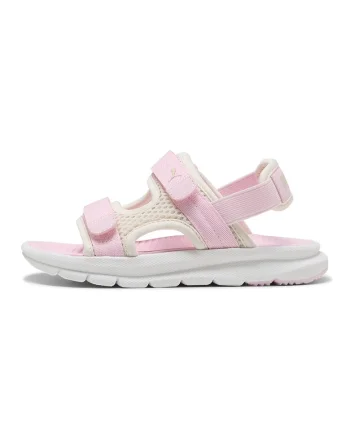 Sandale cu velcro Evolve, Alb/Lila