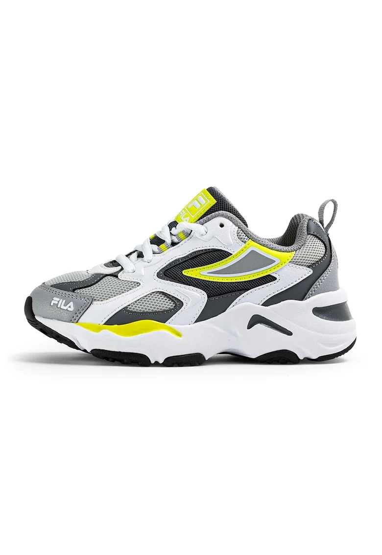 Pantofi sport cu aspect contrastant Ray Tracer, Alb/Gri/Galben