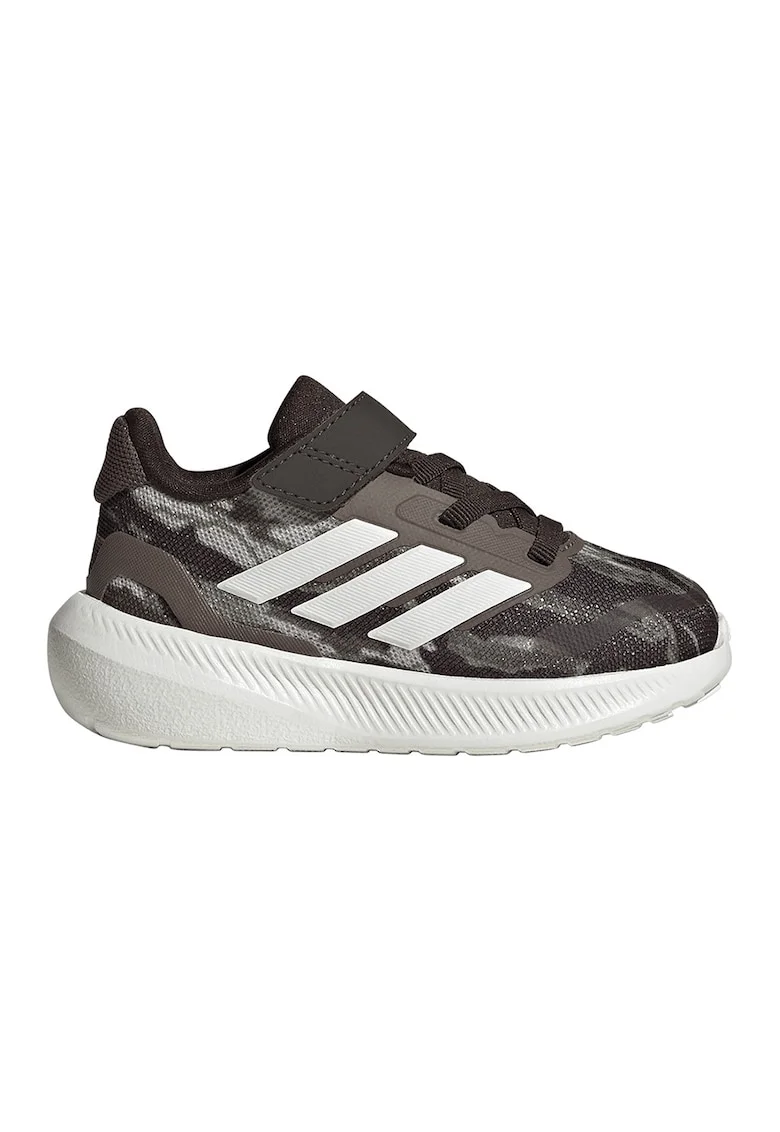 Pantofi Runfalcon 5 cu inchidere cu velcro, Maro/Alb optic