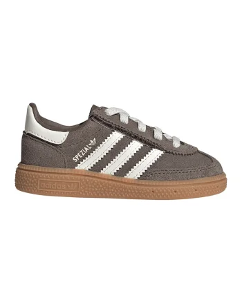 Pantofi Spezial din piele intoarsa pentru handbal, Alb/Maro