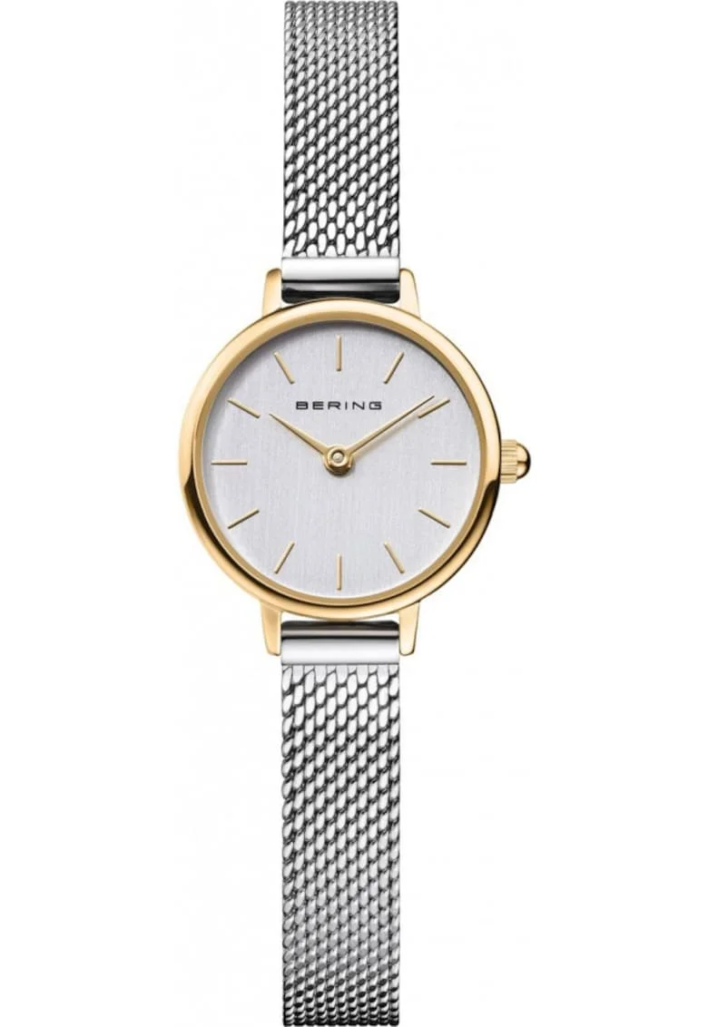 Ceas de dama  11022-014, argintiu, de moda clasica si bijutierie