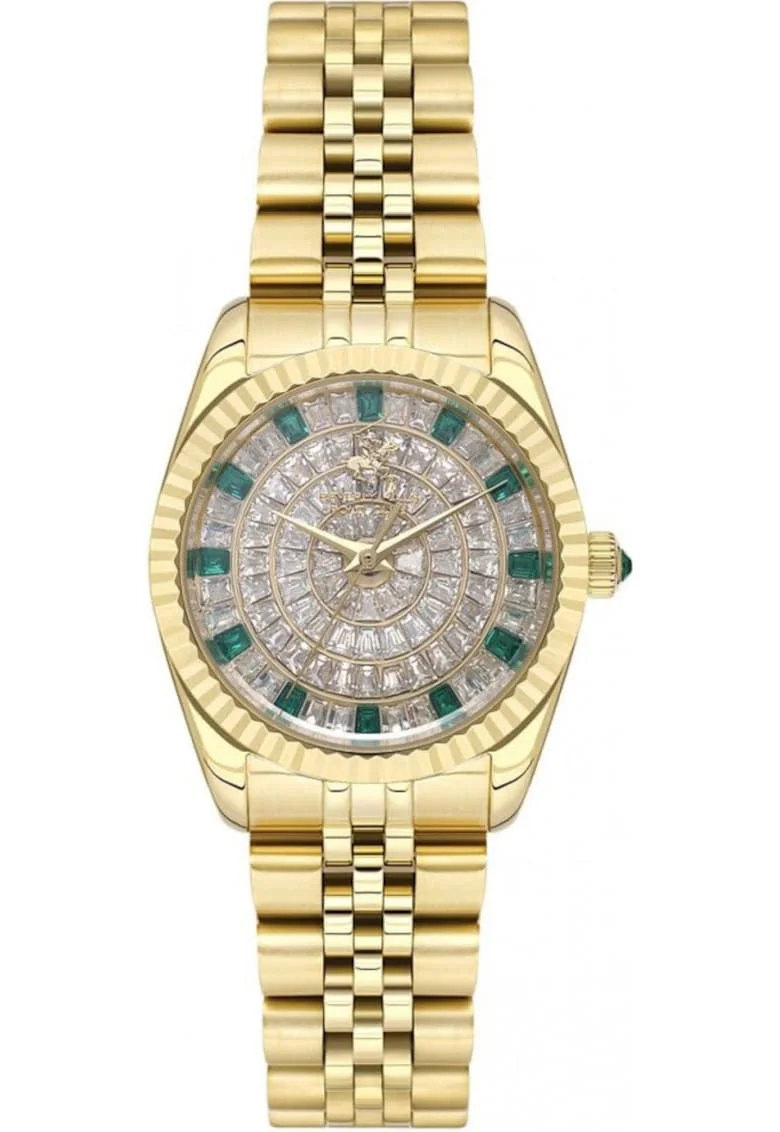 Ceas de dama BEVERLY HILLS BP3629X.130, stil fashion, cu carcasa aurie