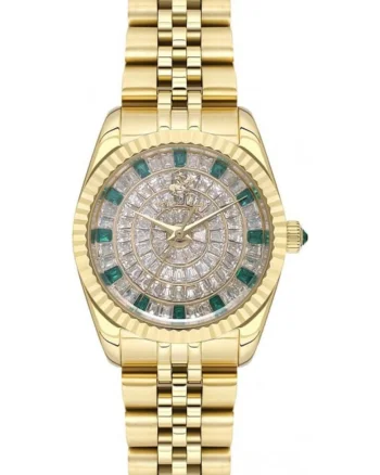 Ceas de dama BEVERLY HILLS BP3629X.130, stil fashion, cu carcasa aurie