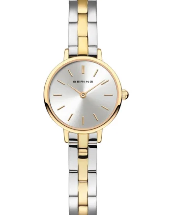 Ceas de dame  11022-710, aur alb, stil clasic in moda