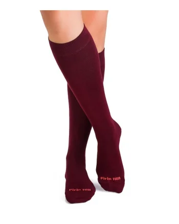 Sosete bambus, 3/4 COMFORT FEET Bordeaux