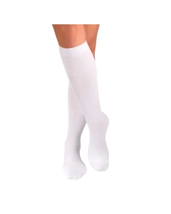 Sosete din Bambus lungi 3/4 Alb