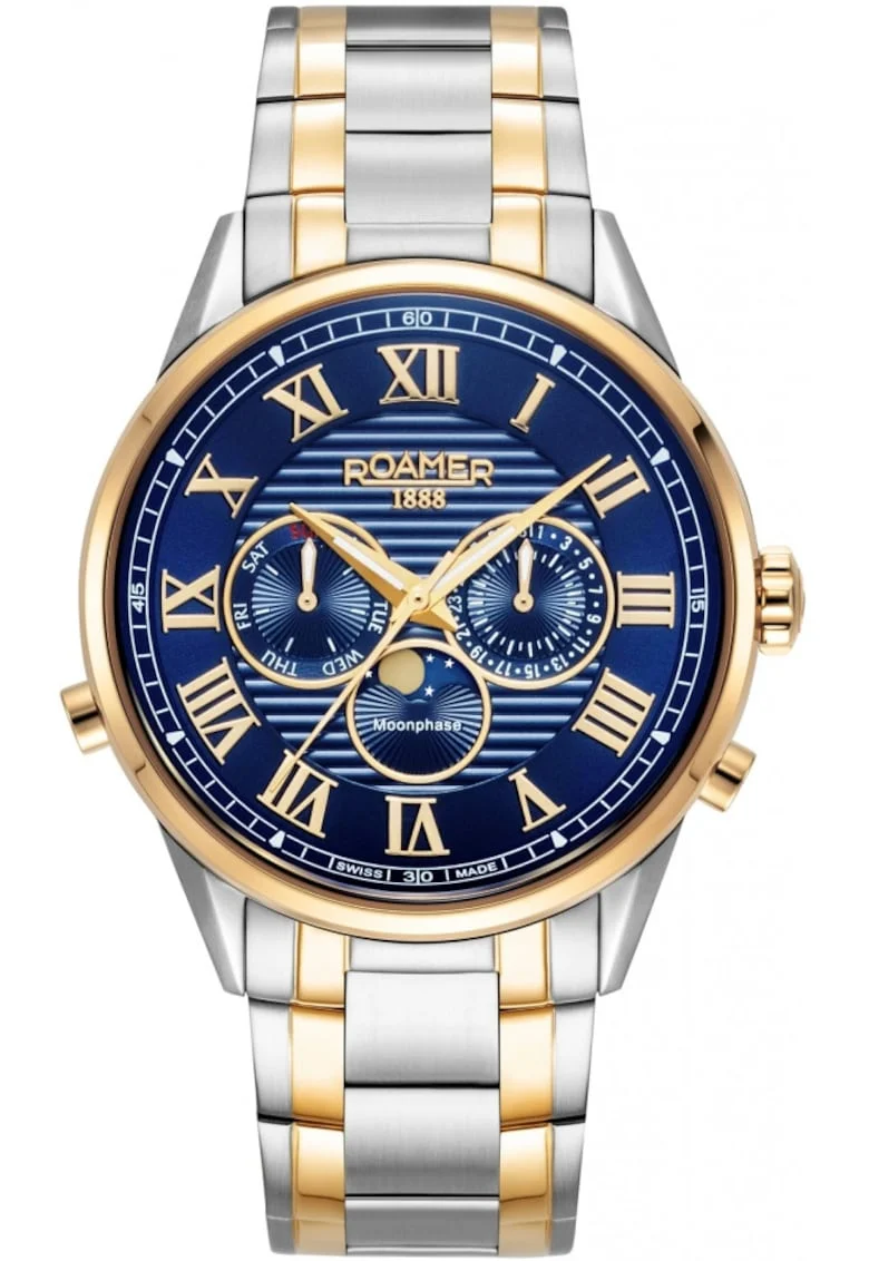 Ceas barbatesc  513821 47 45 50 clasic albastru marin