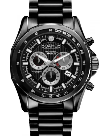 Ceas de barbati  220837 42 55 20, negru sportiv pentru inot