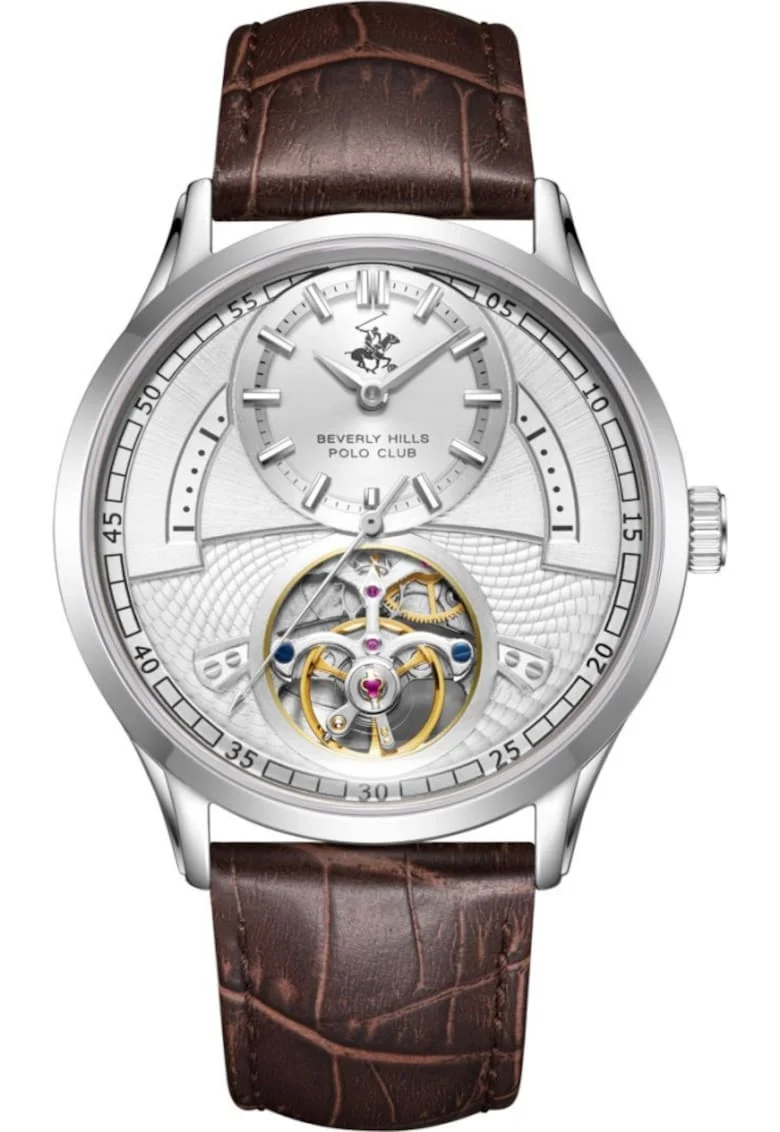 Ceas de barbati BEVERLY HILLS BP3795X.332, maro fashion