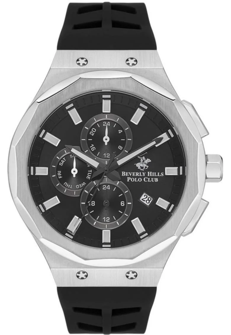 Ceas de barbati BEVERLY HILLS BP3535X.351 negru fashion ca si cadou
