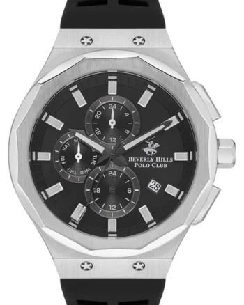 Ceas de barbati BEVERLY HILLS BP3535X.351 negru fashion ca si cadou