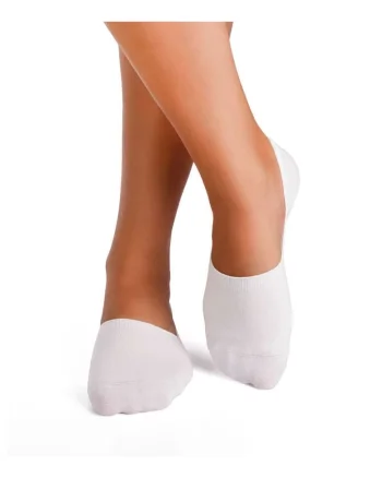 Sosete tip talpici INVISIBLE ORGANIC SOCKS White 423