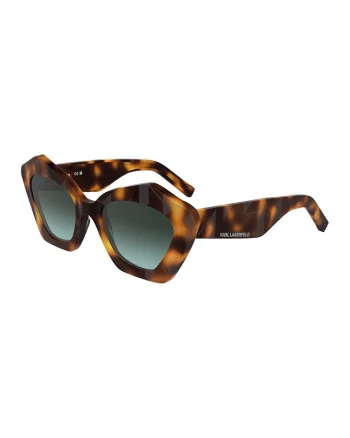 Ochelari de soare cat-eye cu lentile in degrade, Maro inchis/Maro scortisoara