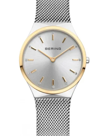 Ceas de dama  12131-014-P, argintiu, stil clasic