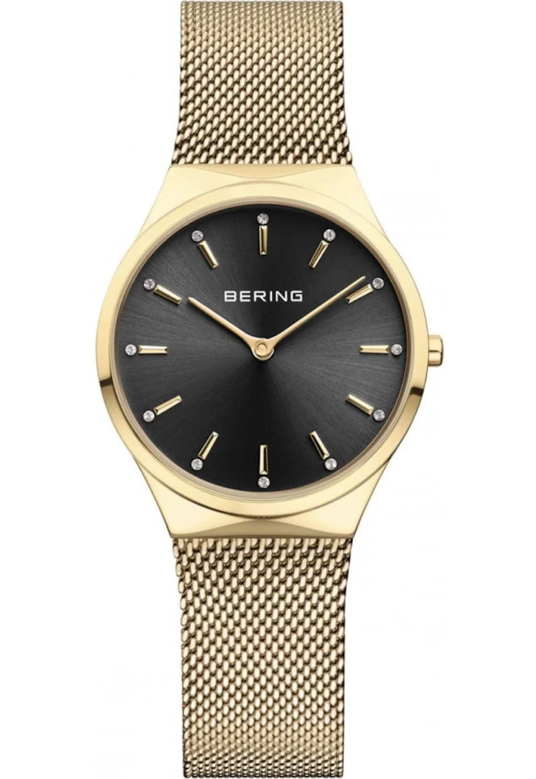Ceas de dama  12131-332, aur in stil clasic si bijuterie