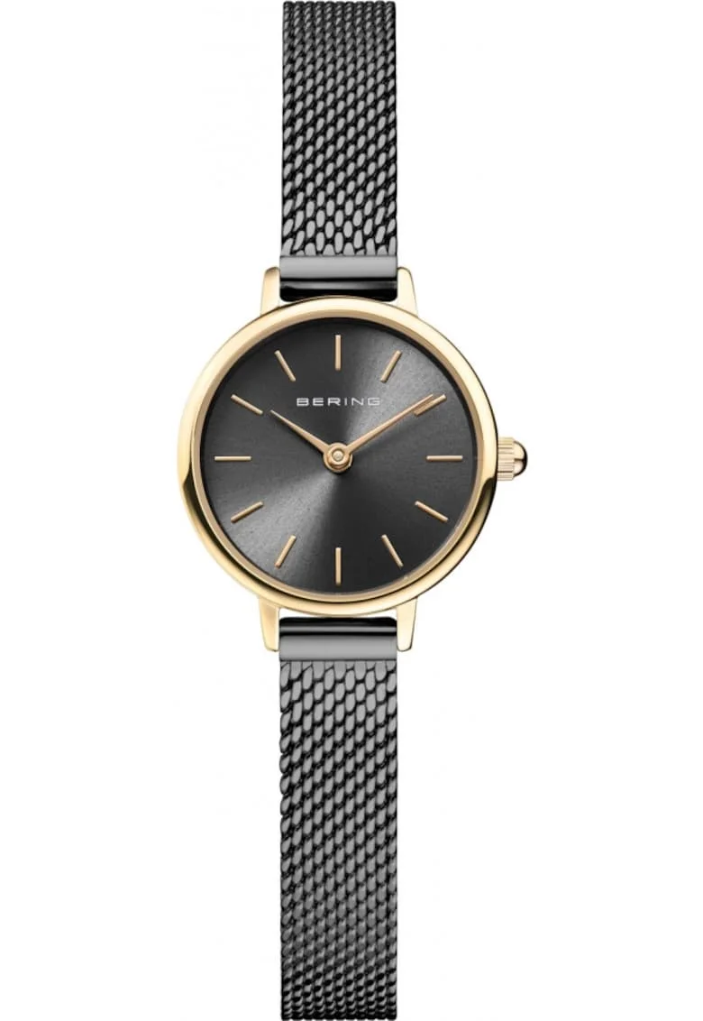 Ceas feminin  11022-232, gri, clasic, bijuterie