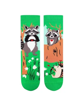 Sosete din bumbac organic Arty Socks Ratoni Indragostiti