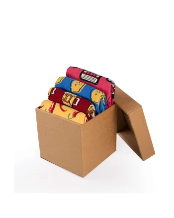 Cutie cu 4 perechi de sosete Invizibile tip talpici Vara
