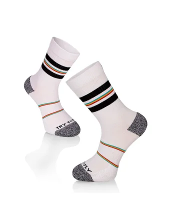 Sosete bumbac Active Lifestyle Socks RINGS White Black