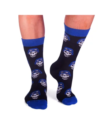 Sosete bumbac Blue Skull