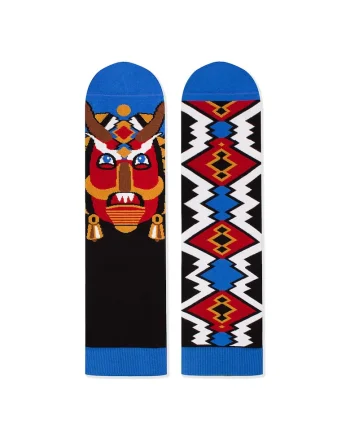 Sosete bumbac organic ARTY SOCKS Masca Negru
