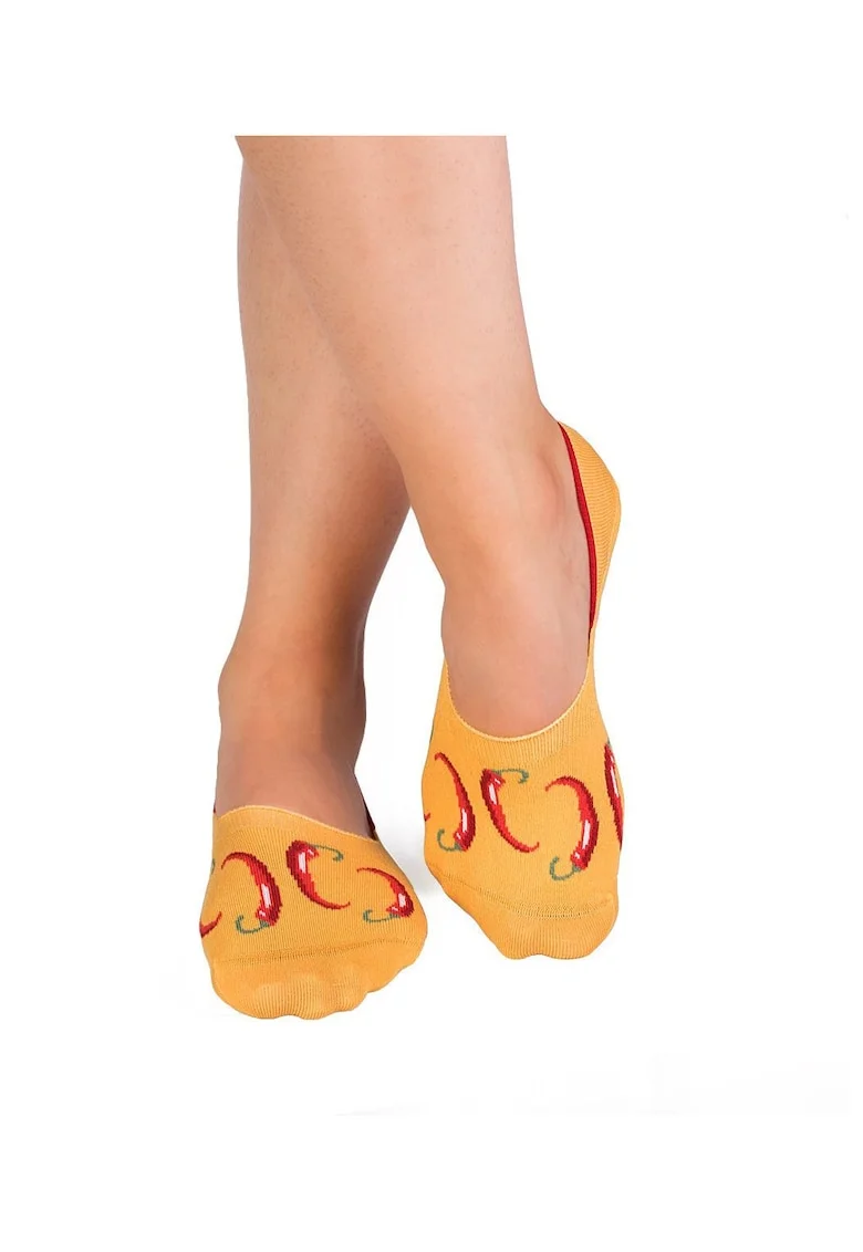 Sosete tip talpici Invisible Summer Chilli Pepper
