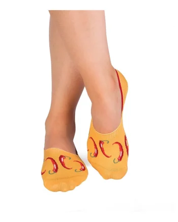 Sosete tip talpici Invisible Summer Chilli Pepper