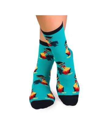 Sosete bumbac organic COLOUR COTTON Rooster MINT