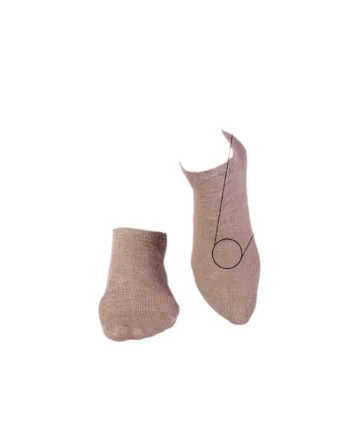 Sosete scurte din in si bumbac Linen Sneker Socks