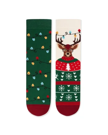 Sosete bumbak de Craciun Rudolf
