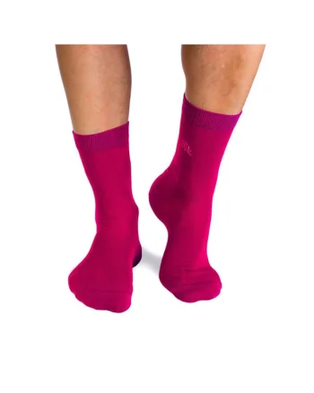 Sosete bumbac organic 98% COTTON RICH Fuchsia