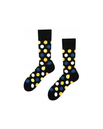 Sosete lungi barbatesti,  Imprimeu cu buline, Multicolor, Multicolor