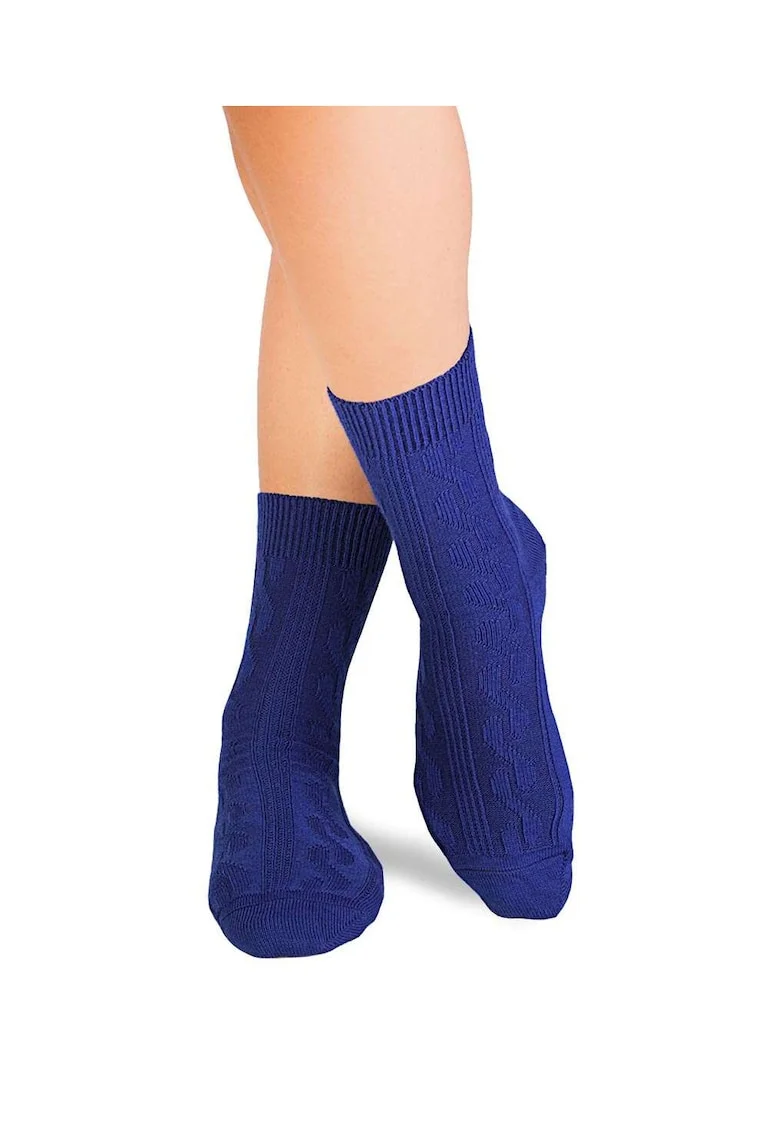 Sosete calduroase din lana merino Warm, Albastru, Albastru