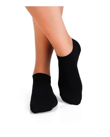 Sosete scurte bambus FINE BAMBOO Sneaker BLACK