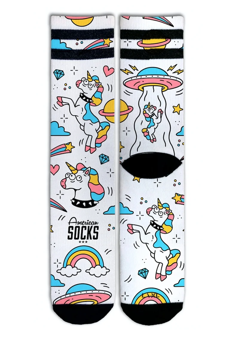 Sosete Coolmax Unicorn de lungime medie